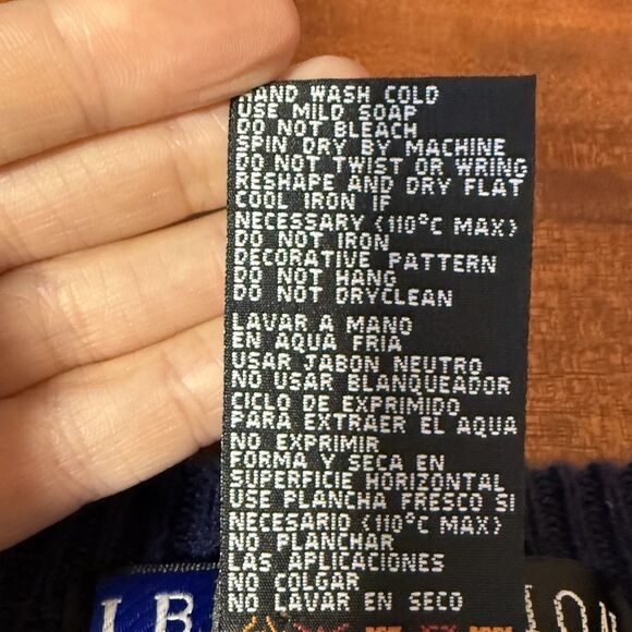 Vintage 90s I.B. Diffusion Geometric Cardigan– Women’s Small Abstract Navy Brown - Picture 4 of 8